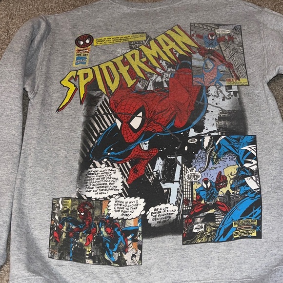 Marvel Spider-Man Gray Cotton-Blend Apparel - Picture 4 of 5
